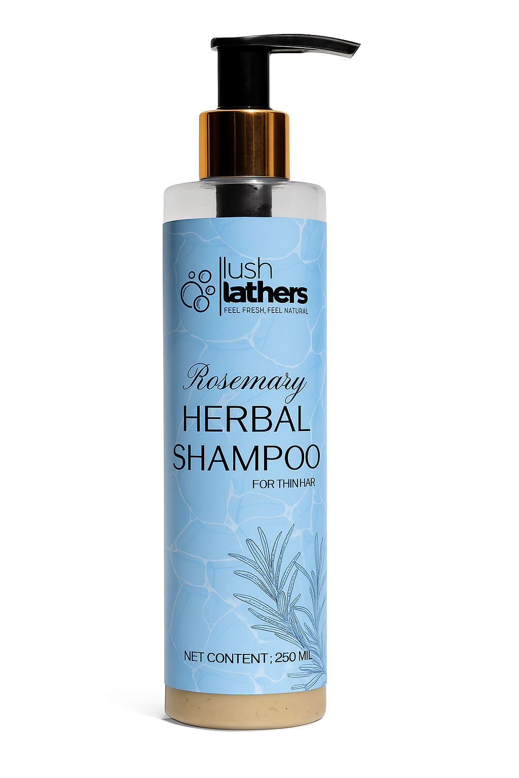 Organic Rosemary Herbal Shampoo for Strong, Healthy & Shiny Hair